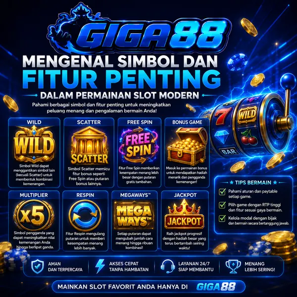 simbol dan fitur penting giga88