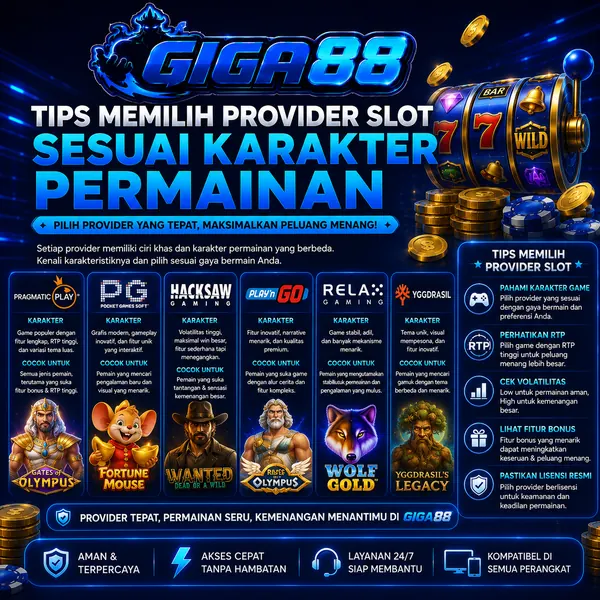 tips memilih provider slot